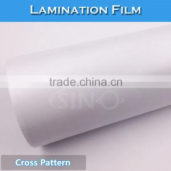 SINO Cross Pattern Cold Lamination Protective PVC Film Foil photo-6