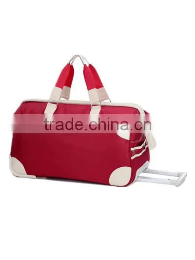 Oem Polyester Mini Size Luggage Trolley Bag for Women Airport photo-3