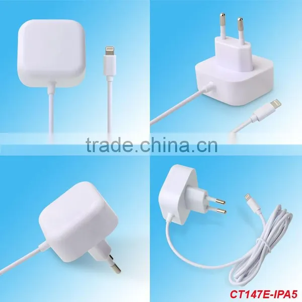 EU Plug 5V / 2.4A Multi Usb Micro Travel Charger for Mobile Phone photo-4