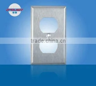 Steel Stainless Duplex Wall Socket Receptacle Plate Stone Wall Plates