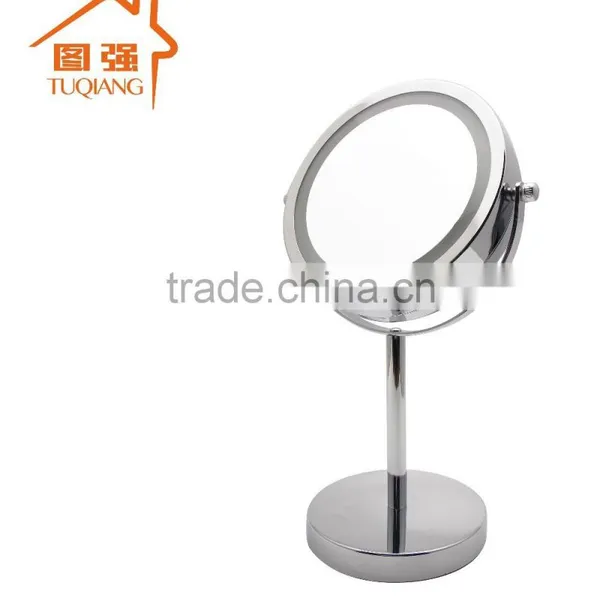 Two Sides Round LED Glass Shaving Mirror photo-4