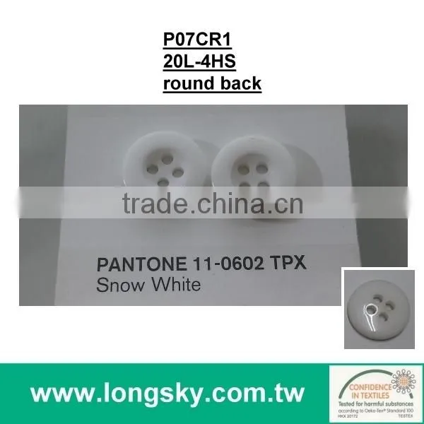 (#P07CR1-20L) 15mm Fashion Dyeable Wholesale Decorative 4 Hole Round Sew Garment Button photo-4