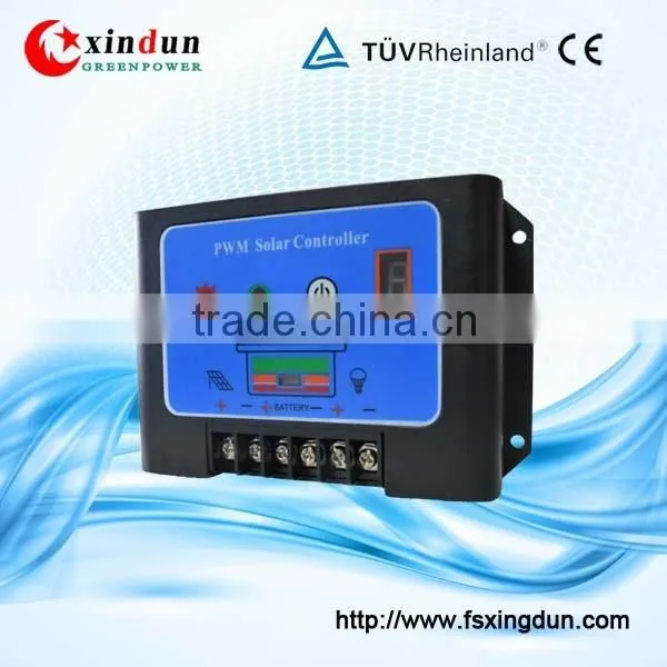 price ce rohs approve IP65 12v 10a 20a lighting pwm solar panel charge controller 12v 10a