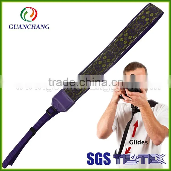 Custom Polyester Material Promotional Cheap Items of Printed Logo Camera Neck Strap for Dslr Camera China Manufacture photo-2