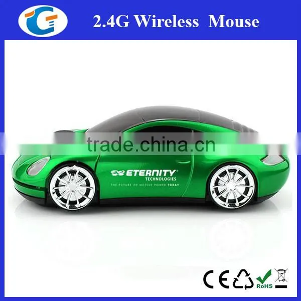 Wireless Custom Logo 2.4Ghz Racing Car Mouse photo-6