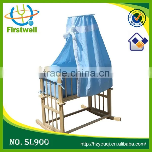 Relaxing Quality Nature Baby Colorful Cot Bed photo-3