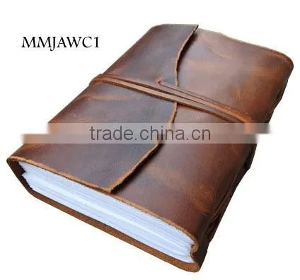 Leather Journal Waxed Antique