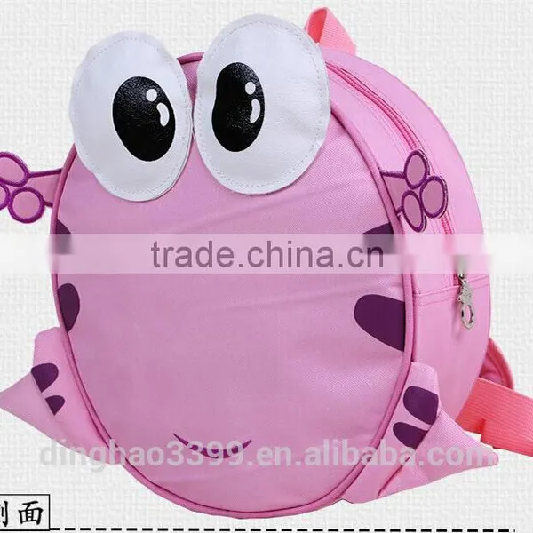 2016 Hot Sell Backpack Cute Frog Backpack Most Popular Child's Bag photo-2