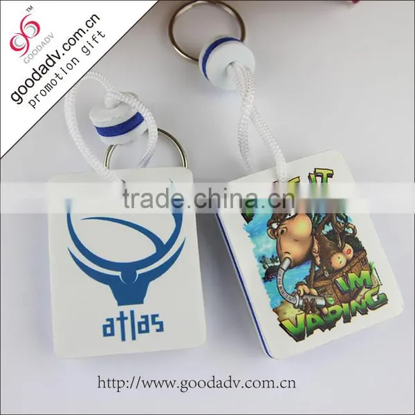 Promotional Price Floating Foam EVA Key Chains Custom Shape/logo/printing Key Fobs photo-2