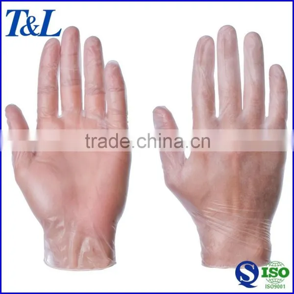 Househole Disposable Transparent Vinyl Gloves in Factory Cheap Price Wholesale