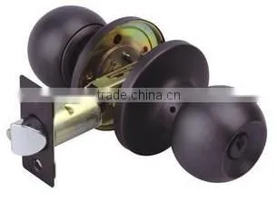 Front Door, Privacy, Passage, Bathroom Tubular Easy Installation Knob Lock With Brass Keys Quality Choice photo-6