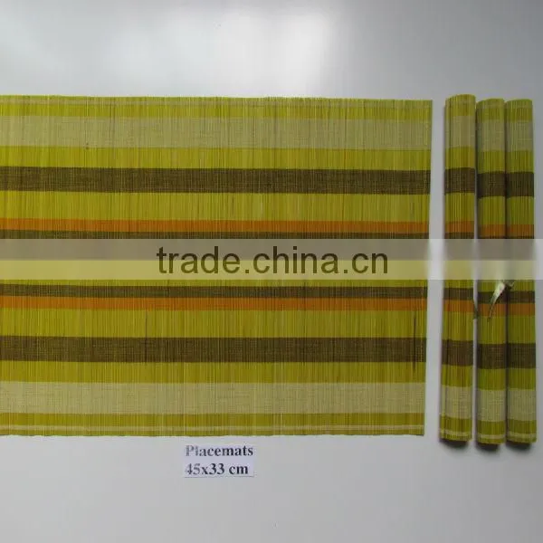 Bamboo Woven Machine Tablemat