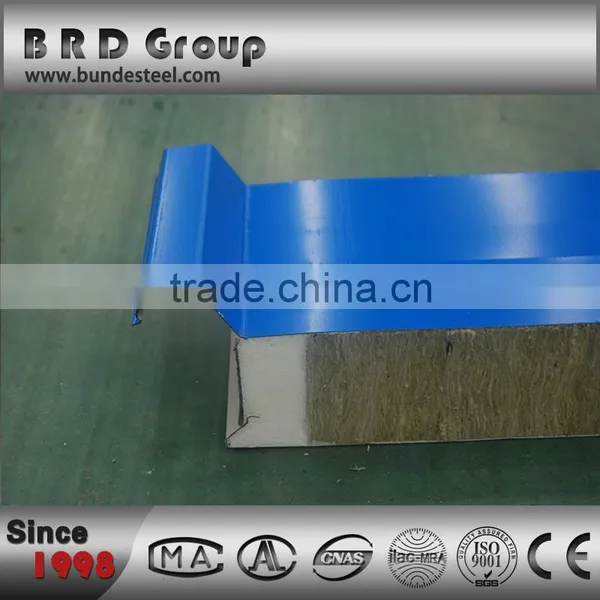 Hidden Screw Type Rockwool Sandwich Panel photo-3