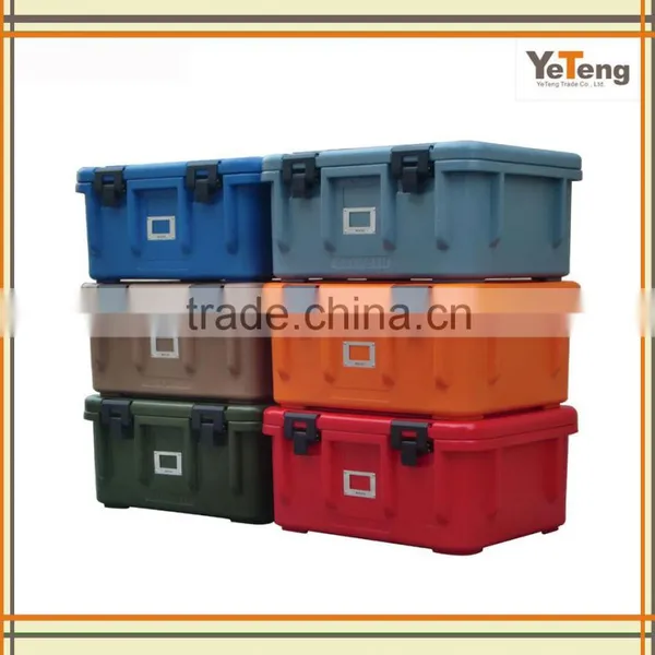 Seafood Transportation Marine Cooler Box Mould With Wheels