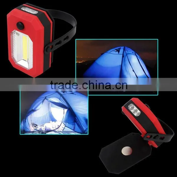 2015 Newest POPPAS B70 360 Degree Rotation COB And 3 Led Magnetic Car Repair Light photo-3