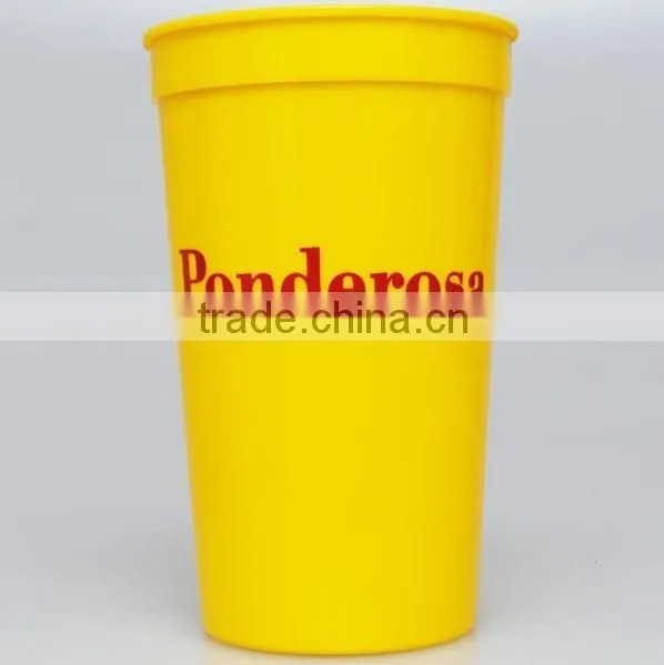 Colorful 20OZ Plastic Stadium Cup With Lid photo-4