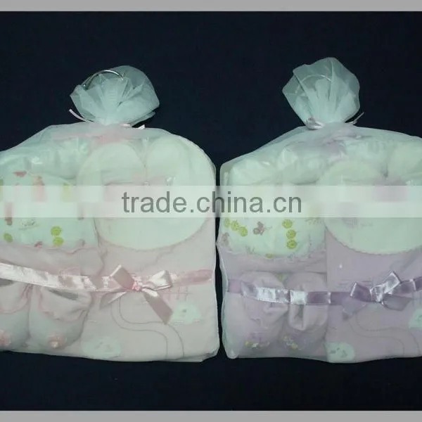 100% Cotton New Born Baby Gift Set 5pcs Set
