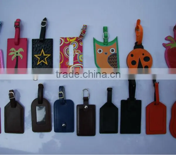 Promotional PVC/PU/Real Leather Luggage Tag photo-3
