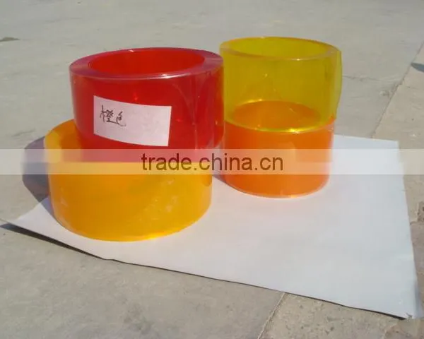 Industry Orange Yellow Insect-Proof PVC Door Curtains photo-4