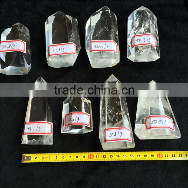 Natural Medium Genuine Clear Quartz Crystal Pillars Point Of Sale photo-2