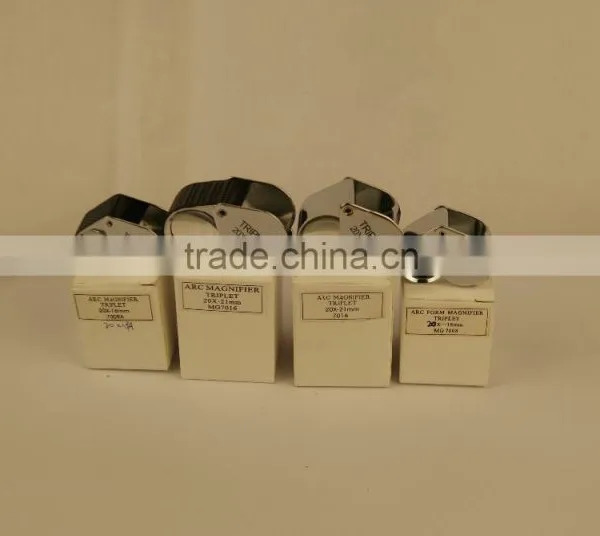 Nice Appearance and Small Package 10X,15X,20X,30X Heart Loupe With Leather Bag photo-4