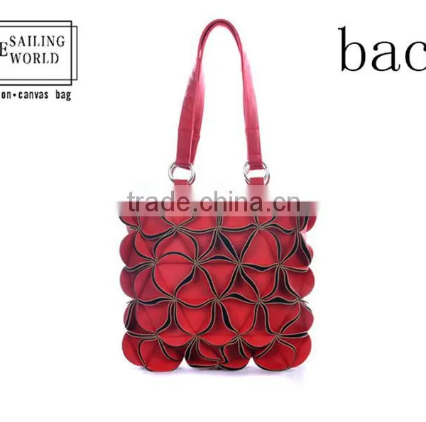 2016 Fashionable Large Size PU Leather Lady Shoulder Bag photo-4