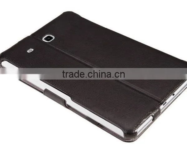 Multiple Viewing Angles Auto Sleep Wake Stylish Leather Cover for Samsung Galaxy Tab Pro S photo-4