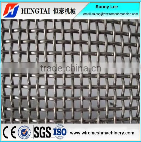 Anping Hengtai Semi Automatic Mine Sieving Mesh Weaving Machine/Crimped Wire Mesh Machine photo-6