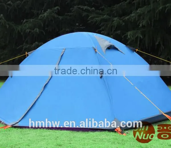 2 Person Double Layers Aluminum Pole Camping Tent photo-3