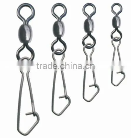 Quality Brass Fishing Crane Swivel With Hooked Sanp