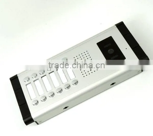 Door To Multi-Door Video Door Phone With Rain Cover Doorbell 1VS 3-12 Multi Apartment Video Doorbell Intercom photo-6