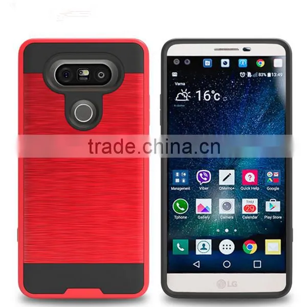 2016 Hybrid TPU+PC Metal Armor Case for lg V20 photo-2