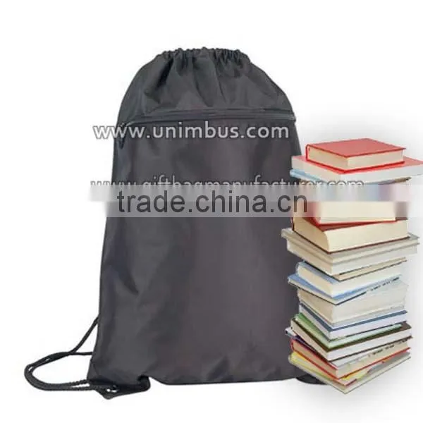 Shopping Packing Bags Wholesale Nylon Drawstring Backpacks photo-4
