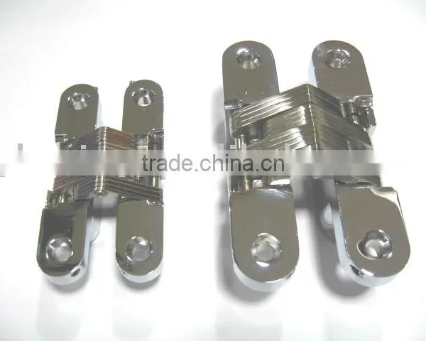 Chrome Plated Zinc Alloy Concealed Hinge (invisible hinge)