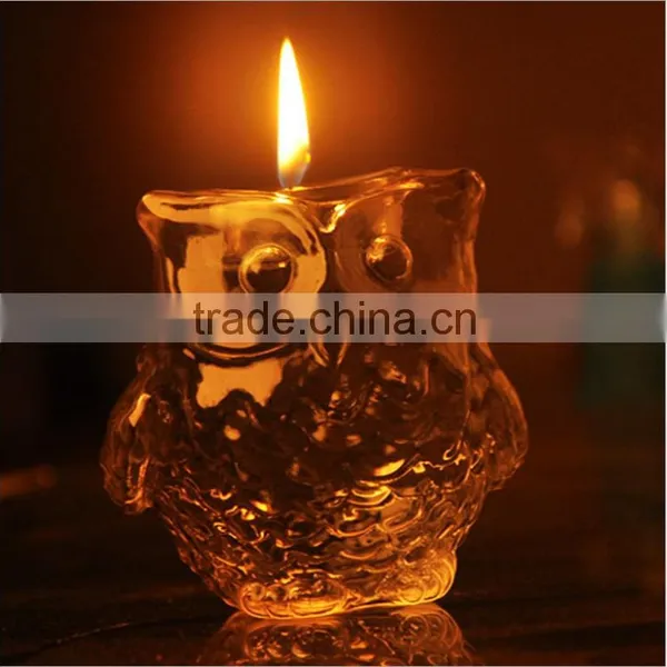 2016 Hot Sale Crystal Night Owl Candle Holder for Home Decor photo-2