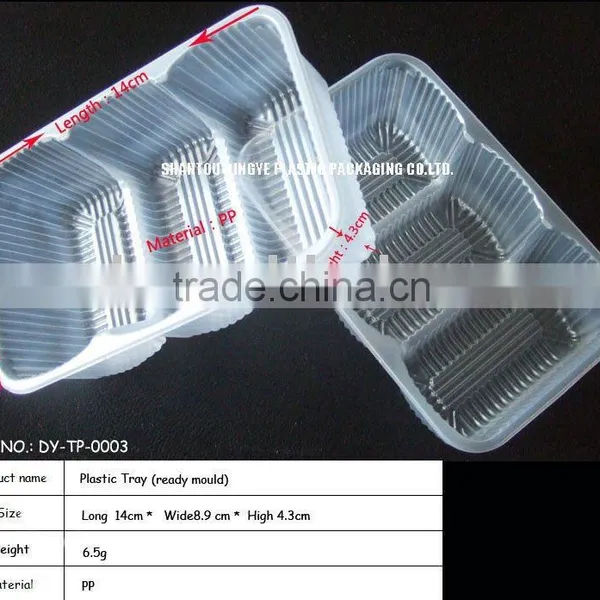 PP/PS/PET Disposable Plastic Food Tray