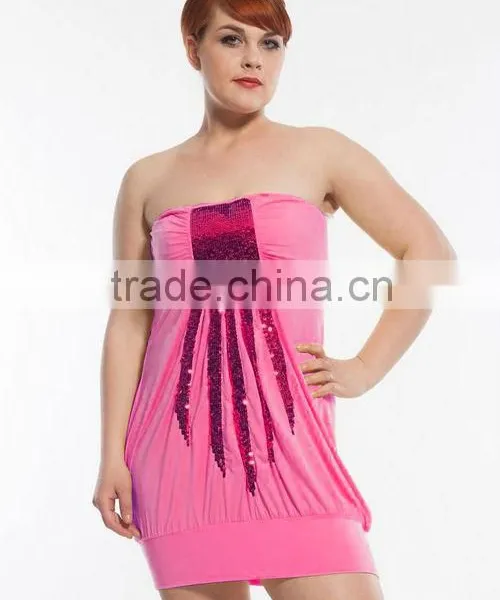 High End Factory Price Sexy Fat Women Dresses Pictures photo-2