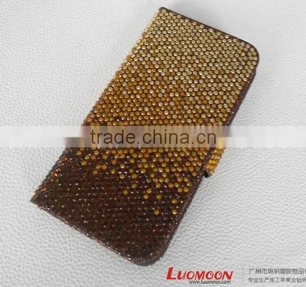 High Quality Diamond Leather Mobile Phone Case for IPhone 6 Phone 6 Plus photo-3