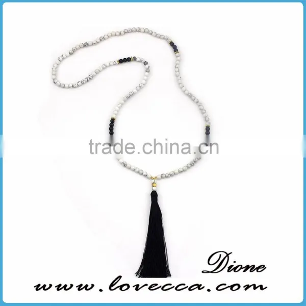 Personalized Customized Wholesale Fashion Yellow Tassel Pendant Necklace photo-6