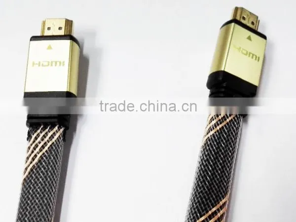 Flat HDMI Cable With Double Nylon Net 30FT photo-4