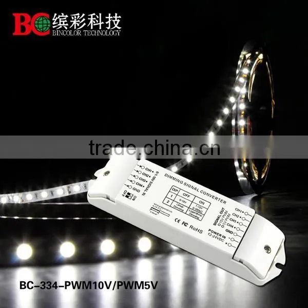 DC12V-24V 4 Channels 0/1-10V to PWM 10V LED Dimming Signal Converter Signal Driver photo-2