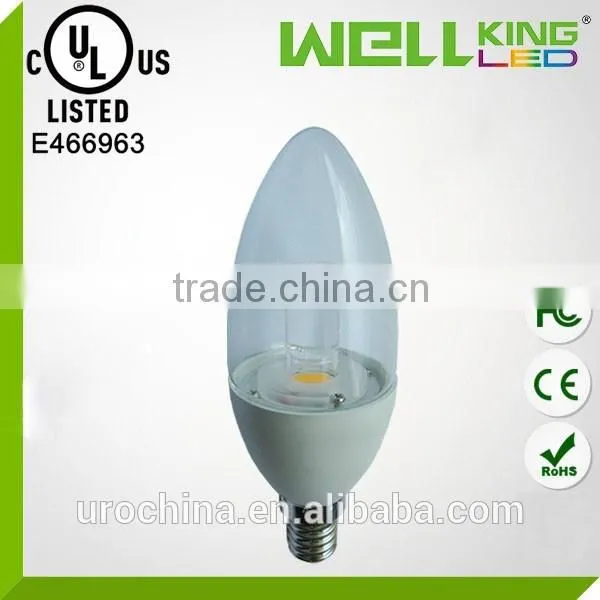 Hot Sell CUL Approved 3w 5w E12 E14 Led Candle Lamp photo-2