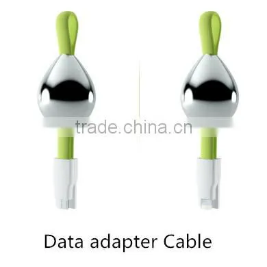Creative USB Data Line Portable USB Data Line Small Bell Data Charger Cable Mini Mobile Phone Lines photo-2
