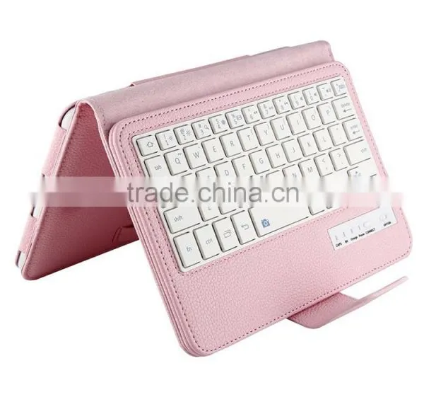 Litchi Pattern All-in-one Bluetooth Keyboard for Samsung TABA 8.0inch T350/T351-SA1035 photo-2