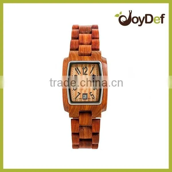 Elegance Fashion Watches Bamboo Wood Watch Red 100% Natural and Original Watch Box photo-5