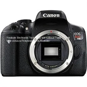 Дешевая цифровая зеркальная камера Canon EOS Rebel T6i с матрицей CMOS