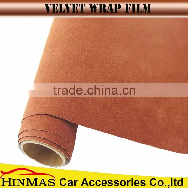 Durable Velvet Rolls Car Decoration Velvet Lamination Film