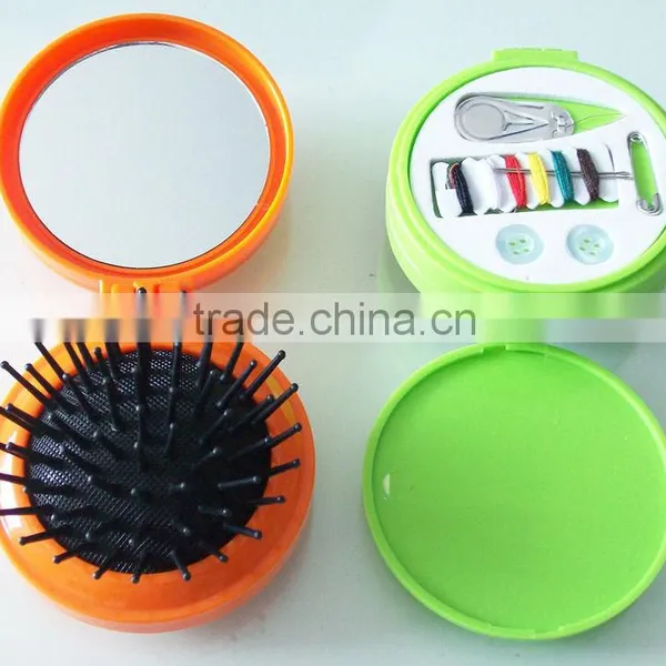 Round Plastic Pocket Mirror