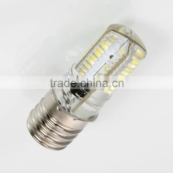 E17 LED 6000-6500K Pure White Light Dimmable Silicone LED Corn Light photo-5