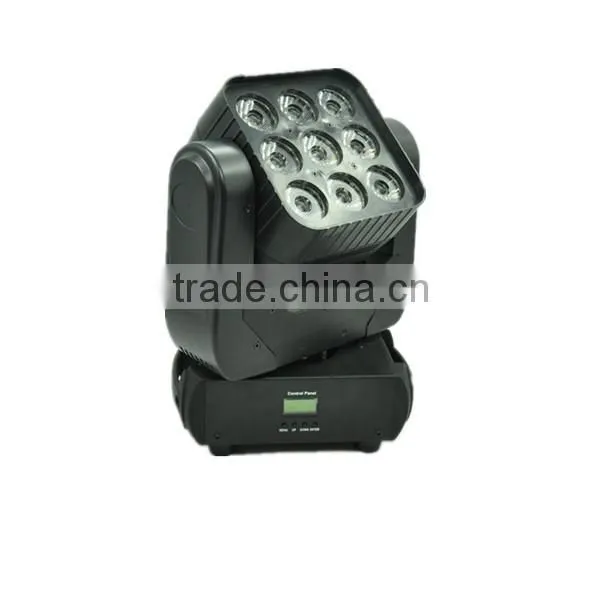 9*12W RGBW Matrix Led Beam Moving Head Light photo-4